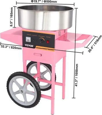 Produktbild von Elektrische Suikerspin Maschine rosa kommerziell