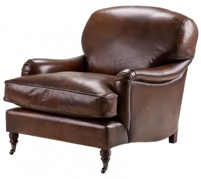 Produktbild von Casa Padrino Chesterfield Luxus Echt Leder Ohrensessel im Vintage-Stil Dunkelbraun 84 x 100 x 86 cm