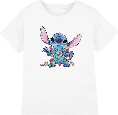 Productafbeelding van Lilo & Stitch - T-shirt voor kinderen, model TV3861 (maat 152-158), wit