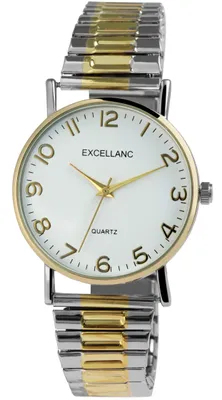 Produktbild von Excellanc Damenuhr mit Edelstahlzugarmband