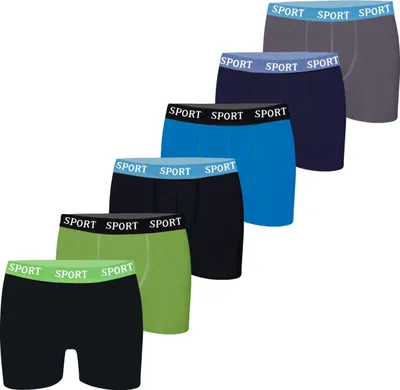 Produktbild von 10 Jungen Boxershorts Unterhosen aus Baumwolle Unterwäsche - Bunt 128-134