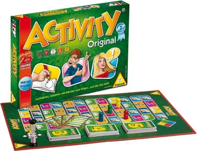 Produktbild von Piatnik Activity Original Gesellschaftsspiel, für 3-16 Spieler, ab 12 Jahren, ca. 60 Min. Spieldauer, mit über 2.640 Begriffen, 25 Jahre Jubiläumsedition