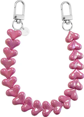 Produktbild von Funky Hearts Cord (fuchia metallic)