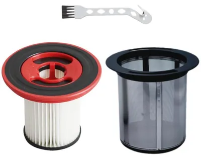 Produktbild von Ersatzfilter mit Reinigungsbürste - Filterset für Akku-Staubsauger - Kompatibel mit BKS711XXL BBS711W BBS712A BCS711GB BKS711MALL