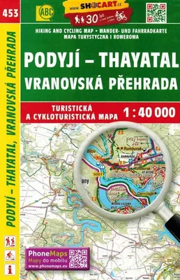 Produktbild von Wanderkarte Tschechien Podyji - Thayatal, Vranovsko prehrada 1 : 40 000