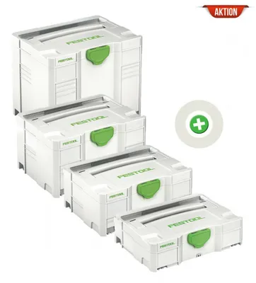Zdjęcie produktu dla Festool SYSTAINER T-LOC SYS 1-4 TL Asortyment | 497563A