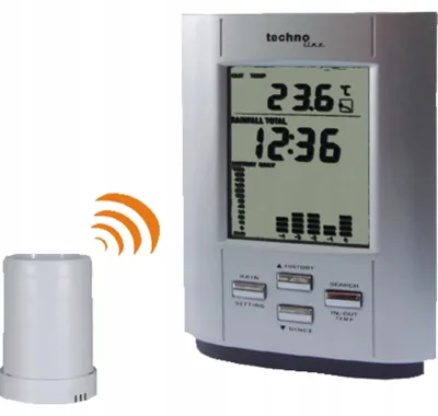 Produktbild von Technoline WS 9006 Wetterstation mit Regenmesser Thermometer