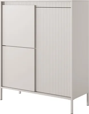 Image de Commode : trois portes, couleur du meuble : cachemire