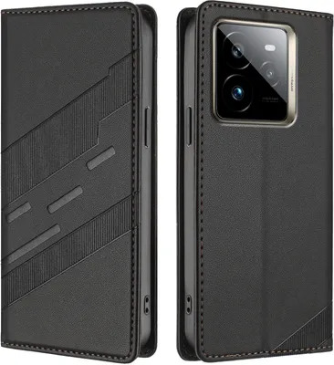 Obrázek produktu pro Pouzdro pro Realme GT 7 Pro,Polyuretankožené peněženkové pouzdro s přihrádkou na karty a funkcí stojánku Schwarz