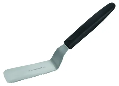 Image de Spatule à gâteau ondulée, bout plat, 50 x 100 mm