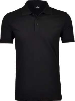 Produktbild von RAGMAN Herren Poloshirt Kurzarm Polokragen Regular Piqué Schwarz S