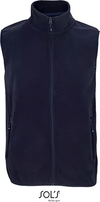 Produktbild von SOLs 03822 | Uni Factor Zipped Fleece Bodywarmer - Farbe: Navy - Größe: 5XL