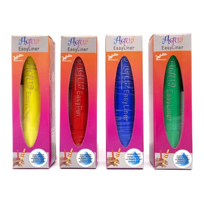 Produktbild von 4-er Set Aqua Make-Up (EasyLiner) für Kinder und Erwachsene (Rot, Blau, Gelb und Grün)