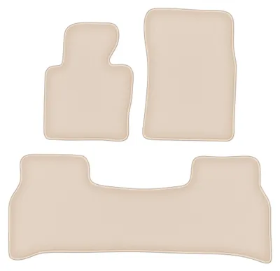 Productafbeelding van Velours automatten voor Range Rover III L322 2001-2012 (SUV) – 3-delig, beige, op maat – Wielganizator FORTUNA