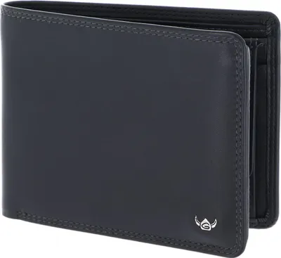 Produktbild von Golden Head Leder Geldbörse Polo RFID Protect Scheintasche 1125 Marineblau dunkelblau