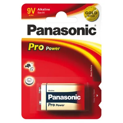 Zdjęcie produktu dla Panasonic PowerMax3, 9Volt, 6LR61, 522, GP1604A, 6LF22 Opakowanie 1 szt