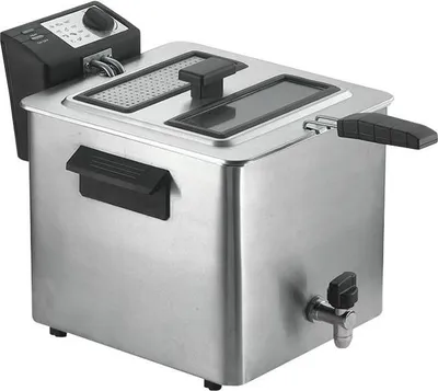 Image de Friteuse RGV FRY TYPE 8/N 8 L Simple Acier Inoxydable Noir 3000 W