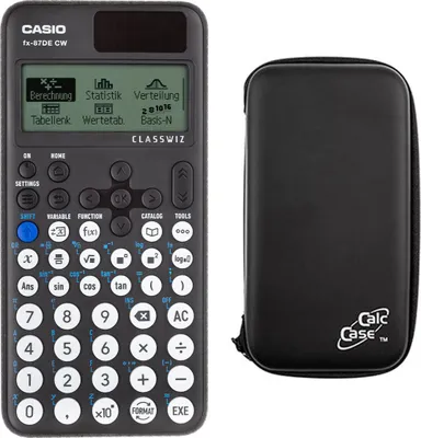 Produktbild von Casio FX-87 DE CW mit CalcCase-Schutztasche