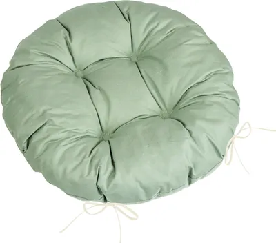 Produktbild von Sitzkissen Adela rund abgesteppt - Durchmesser 40 cm - Khaki