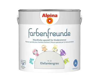 Produktbild von Alpina Farbenfreunde Nr. 22 elefantengrau 2,5 L matt