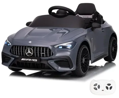 Produktbild von Mercedes-Benz CLE53 AMG Kinder Elektroauto 12V (1–5 Jahre) – Offiziell Lizenziert, mit Fernbedienung, EVA-Reifen & Ledersitz – Kinder Elektrofahrzeug – Grau