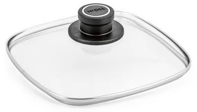 Produktbild von Woll, WOLL Sicherheitsglasdeckel 20 x 20 cm mit Deckelknopf und Umverpackung