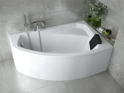 Produktbild von Badewanne Eckbadewanne 170x110 Rechts mit AcrylSchürze, Ablaufgarnitur & Füßen GRATIS | Komplettset 5in1 Original Acryl Wanne Siphon | BADLAND RIMA