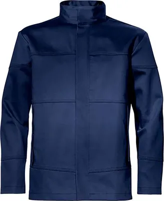 Produktbild von Uvex banox pro, Jacke, Mann, Navy, Baumwolle, Polyester, 450 g/m², EN 1149-5:2018 EN ISO 11611:2015 EN ISO 11612:2015