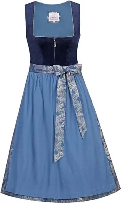 Produktbild von Dirndl Irsee 58cm Länge nachtblau 40