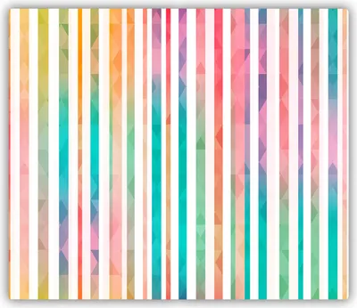 Produktbild von Tulup Glas Herdabdeckplatte Glaskeramikkochfeld-Abdeckung Spritzschutz Glasabdeckplatte Kochplattenabdeckung und Schneidebrett - Einteilig - 60x52 cm Regenbogen-Streifen