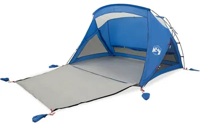 Immagine prodotto di vidaXL Tenda da spiaggia 2 persone blu azzurro Impermeabile