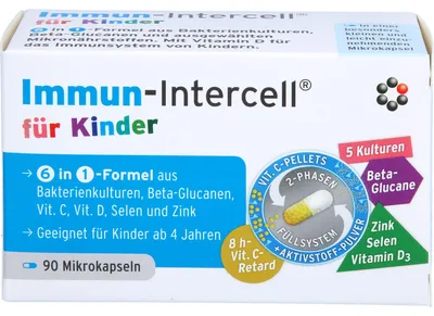 Zdjęcie produktu dla Mikrokapsułki Immun-Intercell dla dzieci, 90 kapsułek