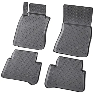 Image de Tapis de sol en caoutchouc 3D pour MERCEDES Classe E W211 | S211 | 2002-2009 | ajustement parfait