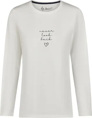 Produktbild von By Louise Damen Longsleeve Mix & Match - offwhite - Größe 3XL