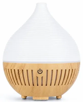 Zdjęcie produktu dla Dyfuzor zapachowy AiQInu do olejków eterycznych, pojemność 160 ml, ultradźwiękowy nawilżacz powietrza z 7 kolorami LED, aromaterapia z automatycznym wyłączaniem