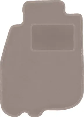 Produktbild von Fahrerfußmatte Velours beige passend für Volvo S40 I (1995-2004, Limousine) – mit Befestigungen – passgenau