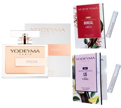 Productafbeelding van Yodeyma Prime eau de parfum voor dames 100 ml + 2 proefmonsters, AI-gegenereerde afbeelding