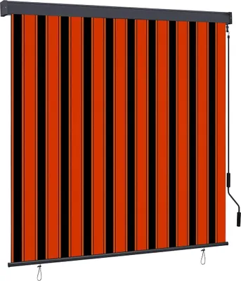 Image de Store enrouleur Orange et marron 180 x 250 cm