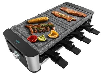 Zdjęcie produktu dla CECOTEC 03226 - Grill do raclette Cheese&Grill 16000 Inox AllStone