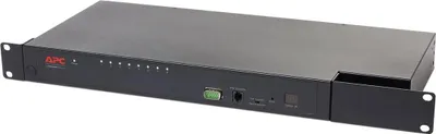 Obrázek produktu pro APC KVM0108A, 1600 x 1200 px, Instalace do racku, 1U, Černá