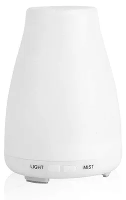 Image de Humidificateur d'air essentiel avec technologie à ultrasons - 200 ml - 7 changements de couleur - Fonction minuterie