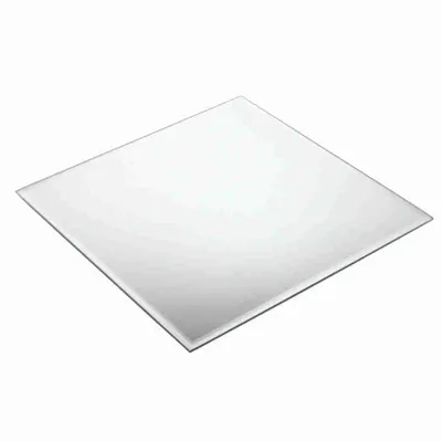 Produktbild von 1 Spiegeluntersetzer Spiegelplatte Spiegel Teller Untersetzer 35cm eckig