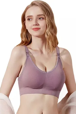 Produktbild von Nahtloser Still-BH – Lila – Lila, L-XL