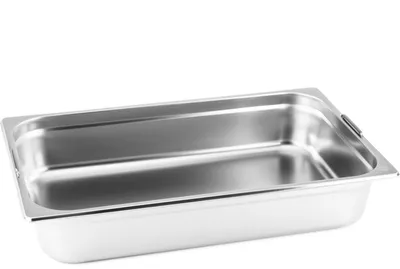 Produktbild von GN Behälter Gastronorm 1/1 100 mm mit Fallgriffe aus Edelstahl GVK ECO