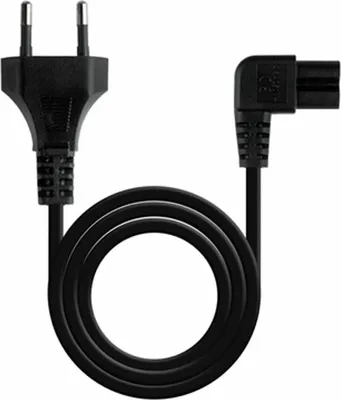 Obrázok produktu pre Uhlový napájací kábel Nanocable 10.22.0503/ CEE7/16 samec - C7 samica/ 3 m/ čierny