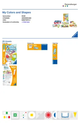 Image de Ravensburger tiptoi Jeu 00168 Formes Jeu éducatif Enfants à partir de 2 ans Amusant