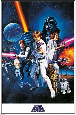 Obrázek produktu pro Star Wars Nová naděje - One Sheet - plakát Print - Velikost 61x91,5 cm