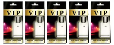 Immagine prodotto di 5x Profumo per auto VIP 999, deodorante per auto, albero per auto, accessori per auto, dispenser di fragranze