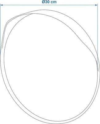 Produktbild von Konvexer Verkehrsspiegel Ø 30 cm