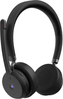 Produktbild von Lenovo Wireless VoIP Headset Kopfhörer Kabellos Kopfband Büro/Callcenter Bluetooth Schwarz